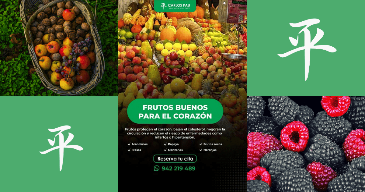 Frutos buenos para el corazón: aliados naturales para tu salud cardiovascular